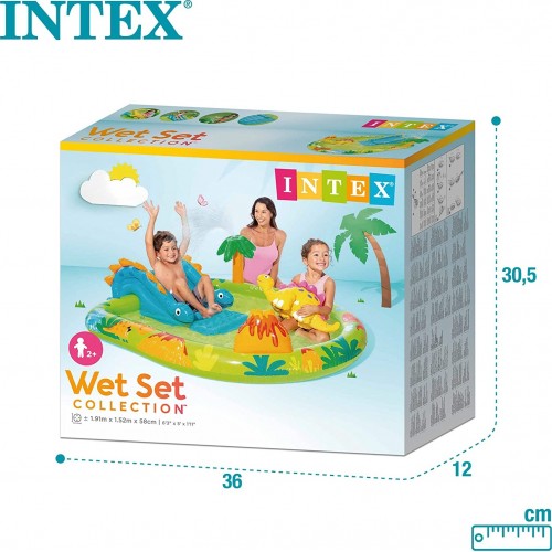 INTEX Πισίνα Little Dino Play Center 191X152x58 Cm 57166 6941057421810
