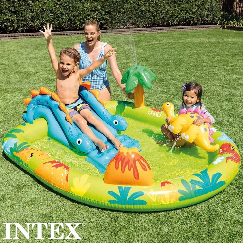 INTEX Πισίνα Little Dino Play Center 191X152x58 Cm 57166 6941057421810