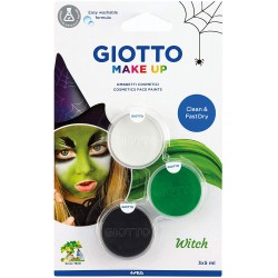 Giotto Make UP - Witch 3Pcs X 5Ml Face Paints 000476000 8000825032363