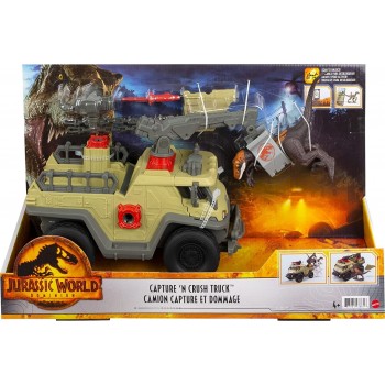 Mattel Jurassic World Dominion Capture And Crush Truck GWD66 887961938616