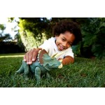 Mattel Jurassic World Νέοι Δεινόσαυροι με κινούμενα μέλη, λειτουργία επίθεσης & ήχους Triceratops HDX17 / HDX34 194735034086