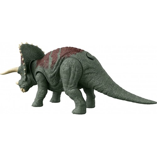 Mattel Jurassic World Roar Strikers Triceratops Dinosaur Action Figure HDX17 / HDX34 194735034086