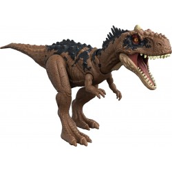 Mattel Jurassic World Νέοι Δεινόσαυροι με κινούμενα μέλη, λειτουργία επίθεσης & ήχους Rajasaurus HDX17 / HDX35 194735034123