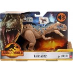 Mattel Jurassic World Νέοι Δεινόσαυροι με κινούμενα μέλη, λειτουργία επίθεσης & ήχους Rajasaurus HDX17 / HDX35 194735034123
