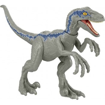 Mattel Jurassic World Νέες Βασικές Φιγούρες Δεινοσαύρων Velociraptor Blue HDX18 / GWD01 887961937893