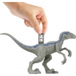 Mattel Jurassic World Νέες Βασικές Φιγούρες Δεινοσαύρων Velociraptor Blue HDX18 / GWD01 887961937893