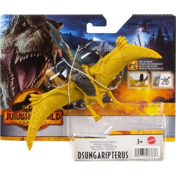 Mattel Jurassic World Dominion Dinosaur Fierce Animals Dsungaripterus - Articulated Dinosaur 18Cm Novelty Pack Bestial - Dinosau