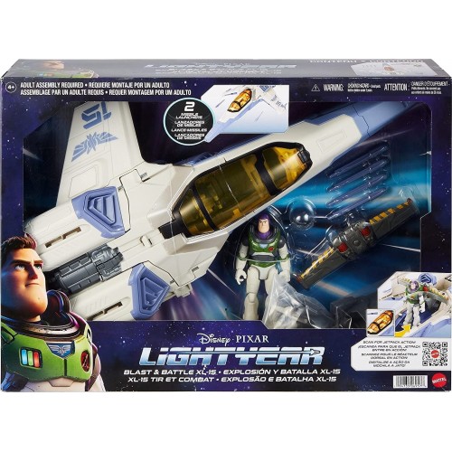 Mattel Disney Pixar Lightyear Blast  Battle Xl-15 Vehicle - Μαχητικό Αεροσκάφος 50Cm HHJ56 194735069576