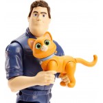 Mattel Disney Buzz Lightyear Space Action Figure Astronaut In Jumpsuit 5 Inch With Sox The Robot Cat, 4 Years And Up HHJ78 / HHJ