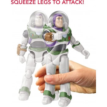 Mattel Disney Buzz Lightyear Mission Space Ranger Action Figure Astronaut 5 Inch With Jetpack And Accessories, 4 Years And Up HH