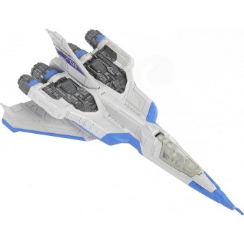 Mattel Disney Buzz Lightyear Spaceship Vehicle, Hyperspeed Series Xl-01 Space Jet 7 Inches And Mini Buzz Figure, 4 Years And Up 