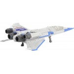 Mattel Disney Buzz Lightyear Spaceship Vehicle, Hyperspeed Series Xl-01 Space Jet 7 Inches And Mini Buzz Figure, 4 Years And Up 