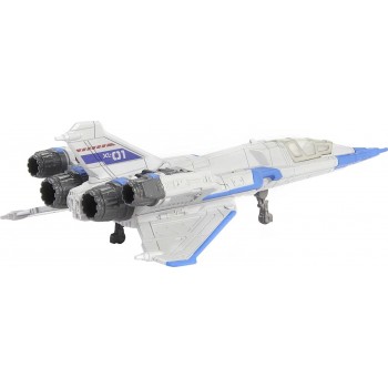 Mattel Disney Buzz Lightyear Spaceship Vehicle, Hyperspeed Series Xl-01 Space Jet 7 Inches And Mini Buzz Figure, 4 Years And Up 