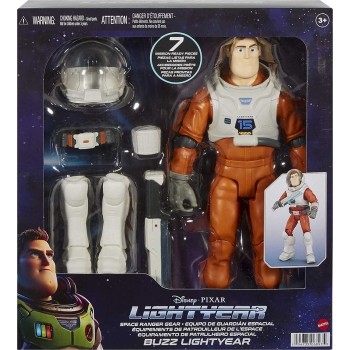 Mattel Disney Pixar Lightyear Space Ranger Gear Buzz Figure With Accessories Ages 3+ HHK10 / HHK11 194735068975
