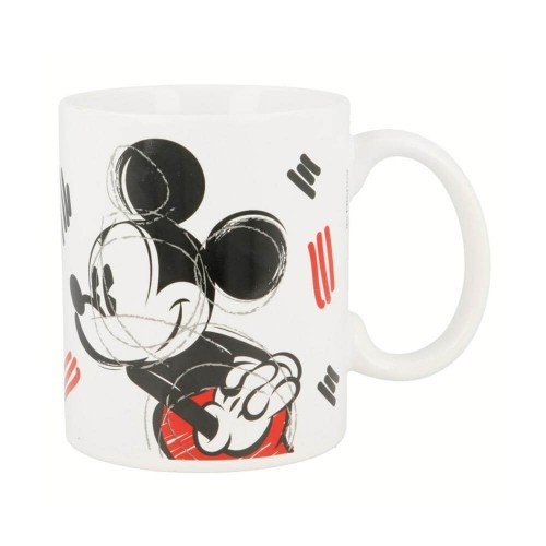 Stor Mickey Round White Ceramic Mug 325Ml 530-78120 8412497781201