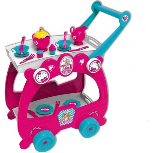 bildo Barbie Trolley Tea Set 862-21100 5201429021101