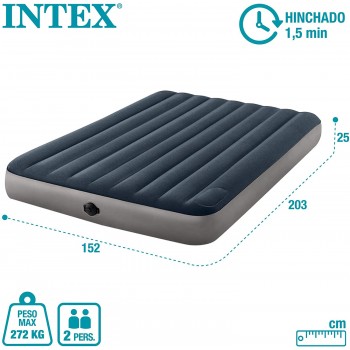 INTEX Unisex Air Bed, Multicolour, One Size 64783 6941057420707