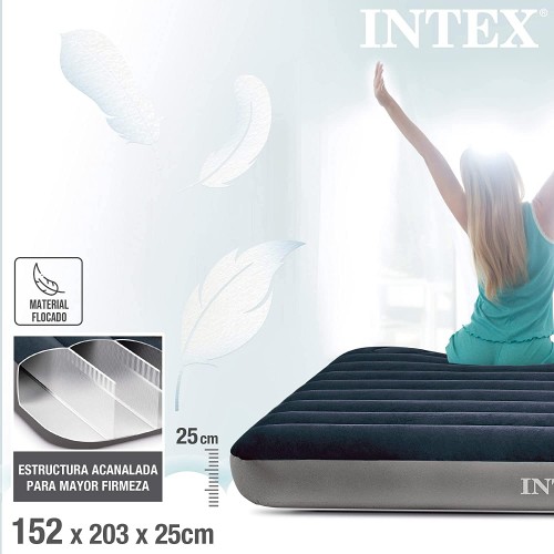 INTEX Στρώμα Queen Dura-Beam Single High Airbed 152X203x25cm 64783 6941057420707