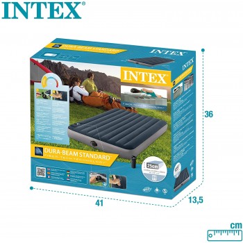 INTEX Στρώμα Queen Dura-Beam Single High Airbed 152X203x25cm 64783 6941057420707