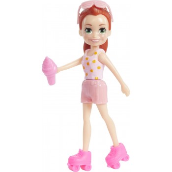 Mattel Polly - Κουκλα Με Ρουχα Και Αξεσουαρ Gaming Set GBF85 / HDW51 194735033133