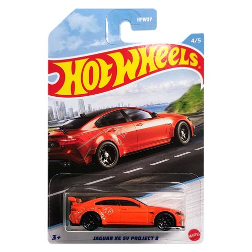 Mattel Hot Wheels Car - Automotives Luxury Sedans Jaguar XE SV Project 8 HFW37 / HDH15 194735023424