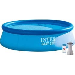INTEX Πισίνα Easy Set 366X76εκ Pool Με Φίλτρο-Αντλία Σειρά Premium Μπλε 28132 6941057400143
