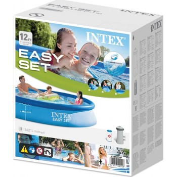 INTEX Easy Set 12Ft X 30In Pool With Filter Pump Blue 28132 6941057400143