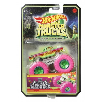 Mattel Hot Wheels Οχηματα Monster Trucks Glow-In-The-Dark - 1 Τμχ HCB50 194735006281