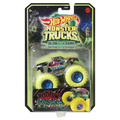 Mattel Hot Wheels Οχηματα Monster Trucks Glow-In-The-Dark - 1 Τμχ HCB50 194735006281