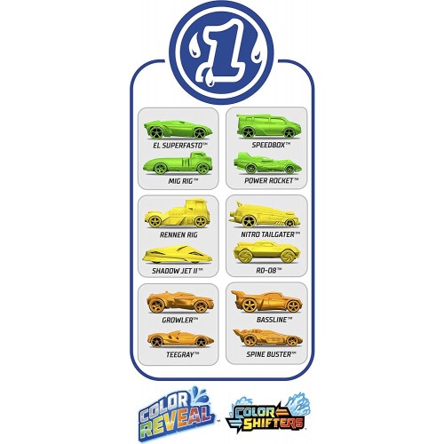 Mattel Hot Wheels Color Reveal - Σετ Των 2 HBN63 887961977776