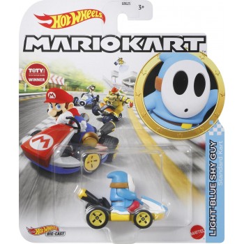 Mattel Hot Wheels Αυτοκινητακια Mario Kart Light Blue Shy Guy GBG25 / GRN21 887961908367