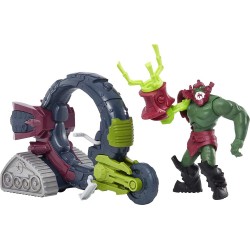 Mattel Masters Of The Universe He-Man And The Trap Jaw Vehicle Set, With 5.5-In Action Figure Accessory Inspired By Motu Netflix