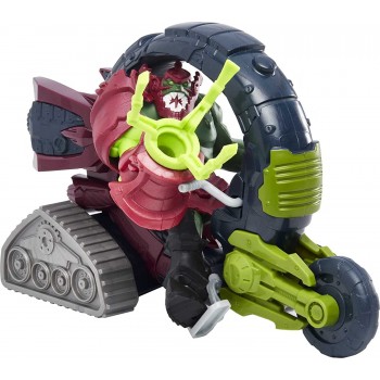 Mattel Masters Of The Universe He-Man And The Trap Jaw Vehicle Set, With 5.5-In Action Figure Accessory Inspired By Motu Netflix
