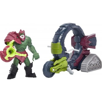 Mattel Masters Of The Universe He-Man And The Trap Jaw Vehicle Set, With 5.5-In Action Figure Accessory Inspired By Motu Netflix