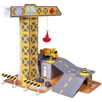 Maisto Built-N-Play Construction-Set Of Cardboard Buildings, Accessories And 1 Fresh Metal Toy Car 512527 12520 / 1 090159125273