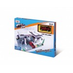 Maisto built-n-play gas station set: cardboard Gas Station with accessories and 1 fresh metal toy car 12520 / 2 090159125174