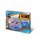 Maisto Built-N-Play Race Track Set: Cardboard Race Track Set Accessories And 1 Fresh Metal Toy Car 512528 12520 / 3 090159125280