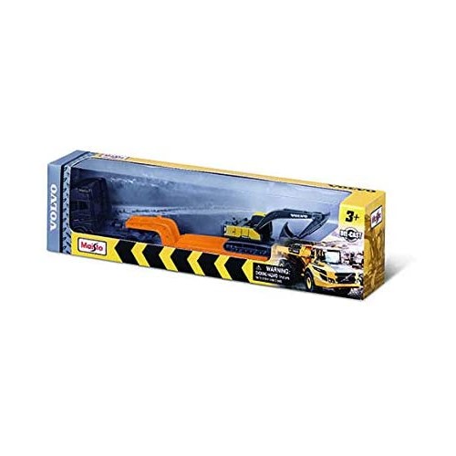Maisto truck volvo + work vehicle-3  children model, multicolored, 3 inches 11541 090159115410
