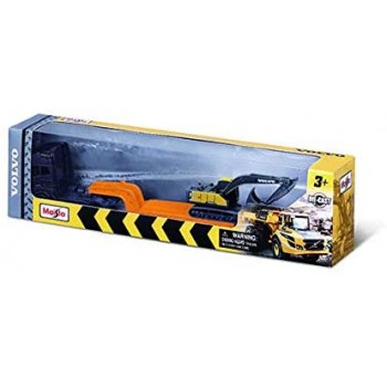 Maisto truck volvo + work vehicle-3  children model, multicolored, 3 inches 11541 090159115410