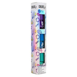 create it Mano Glitter Set 3Pcs Purple - Light Blue - Green 84182A 8712916098492