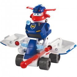 Just toys Super Wings Αστυνομικό Αεροπλάνο Περιπολίας  2Σε1 740834 6911400389609