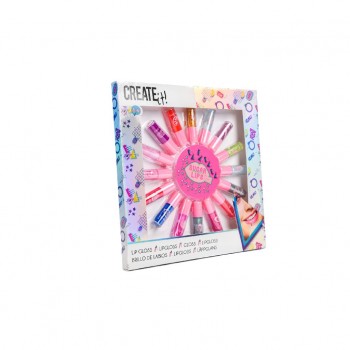 create it Mini Lip Gloss Multicolour Set 84181 8712916098485