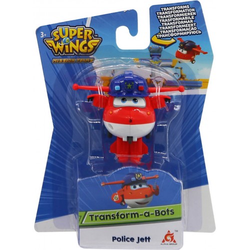 Just toys Super Wings Supercharge Φιγουρα Police Jett 720001 / 4 6911400373967