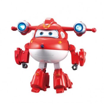 Just toys Super Wings Figure Jett Supercharge 16Cm. With Sounds And Lights 740430 / 1 6911400389623