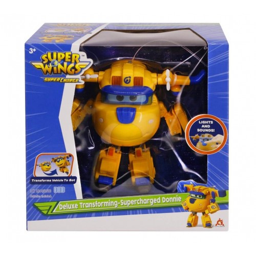 Just toys Super Wings Figure Donnie Supercharge 16Cm. With Sounds And Lights 740430 / 2 6911400389630
