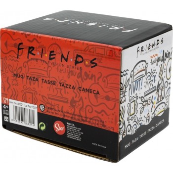Stor Ceramic Breakfast Mug 400 Ml | In Gift Box Friends II 530-08621 8412497086214
