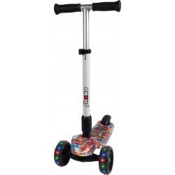 As company Shoko Kids Scooter X-Speed Light With 3 Wheels And Led Light Fantasy Design White Color For Ages 5+ 5004-50510 520306