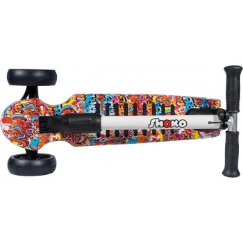 As company Shoko Kids Scooter X-Speed Light With 3 Wheels And Led Light Fantasy Design White Color For Ages 5+ 5004-50510 520306