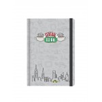 Blue Sky Studios Friends A5 Casebound Notebook - Icons GREY FS147270 5060718147270
