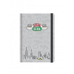 Blue Sky Studios Friends A5 Casebound Notebook - Icons GREY FS147270 5060718147270